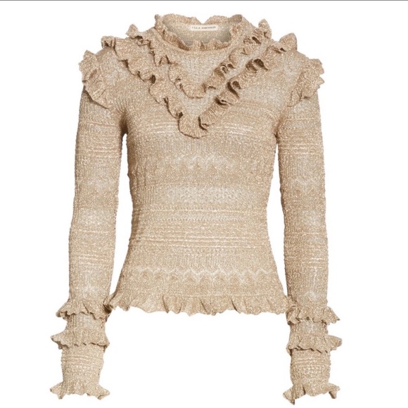 Ulla Johnson Austen Ruffle Sweater In 
